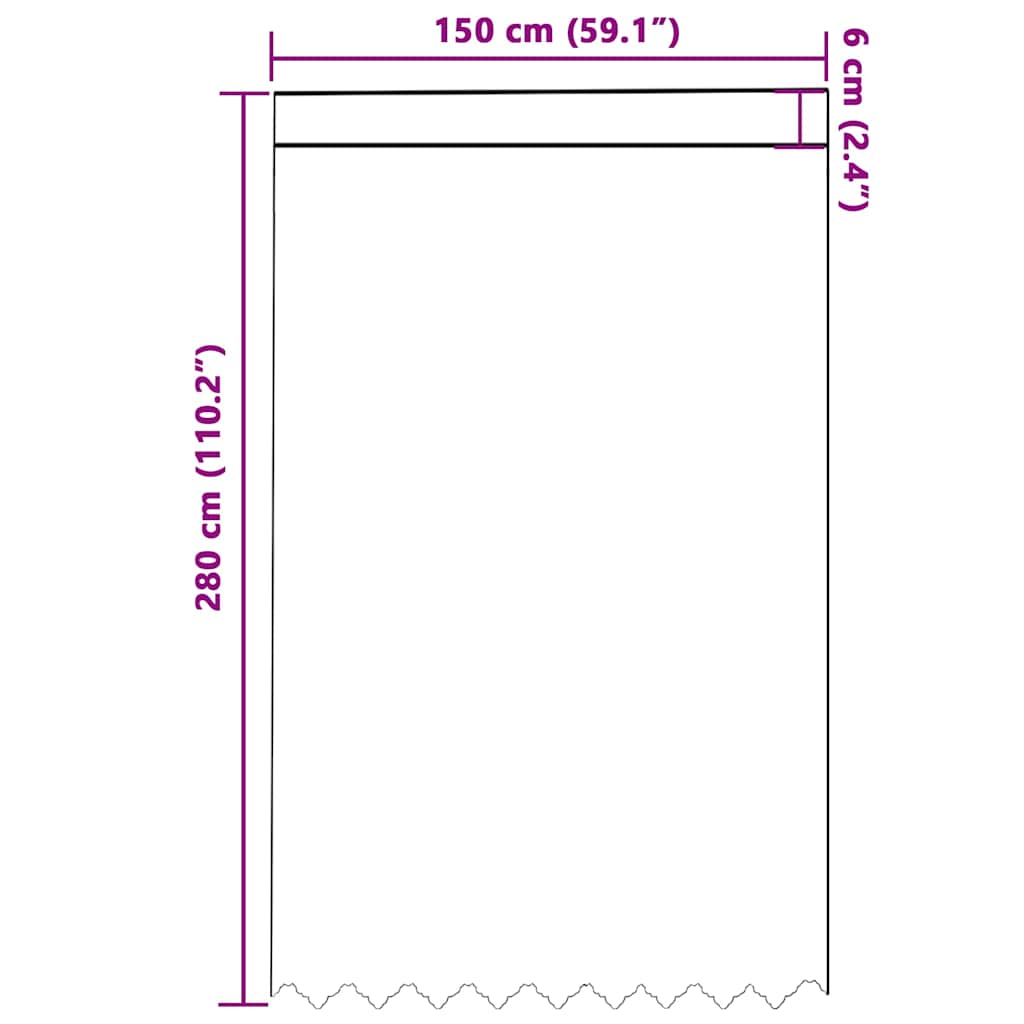 Spitzenvorhang mit Vorhängen Floral Weiß 280 x 150 cm Polyester