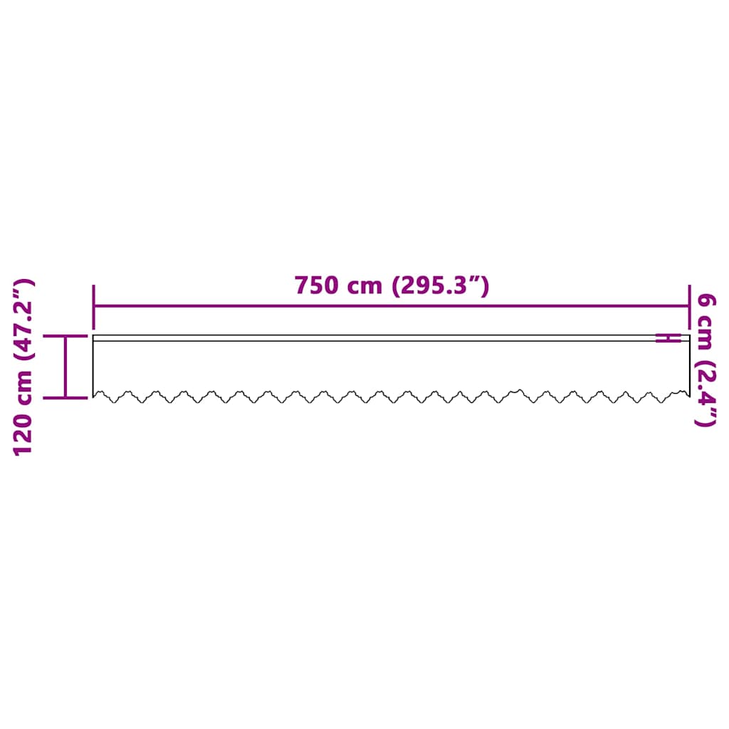 Spitzenvorhang mit Vorhängen Floral Weiß 120 x 750 cm Polyester