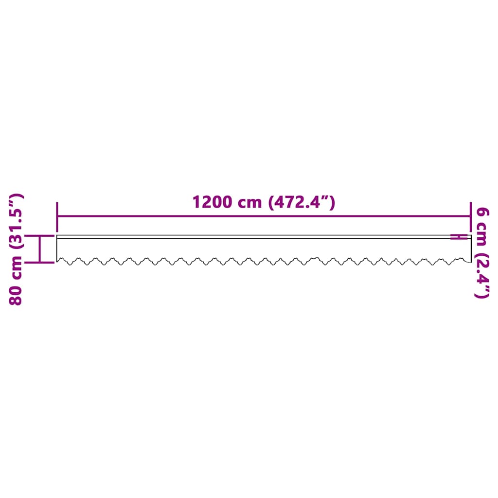 Spitzenvorhang mit Vorhängen Floral Weiß 80 x 1200 cm Polyester