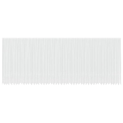 Spitzenvorhang mit Vorhängen Weiß 260 x 1200 cm Polyester