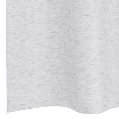 Voile-Vorhang 2 pcs Hellgrau 260 x 140 cm Polyester