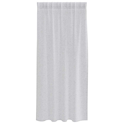 Voile-Vorhang 2 pcs Hellgrau 175 x 140 cm Polyester