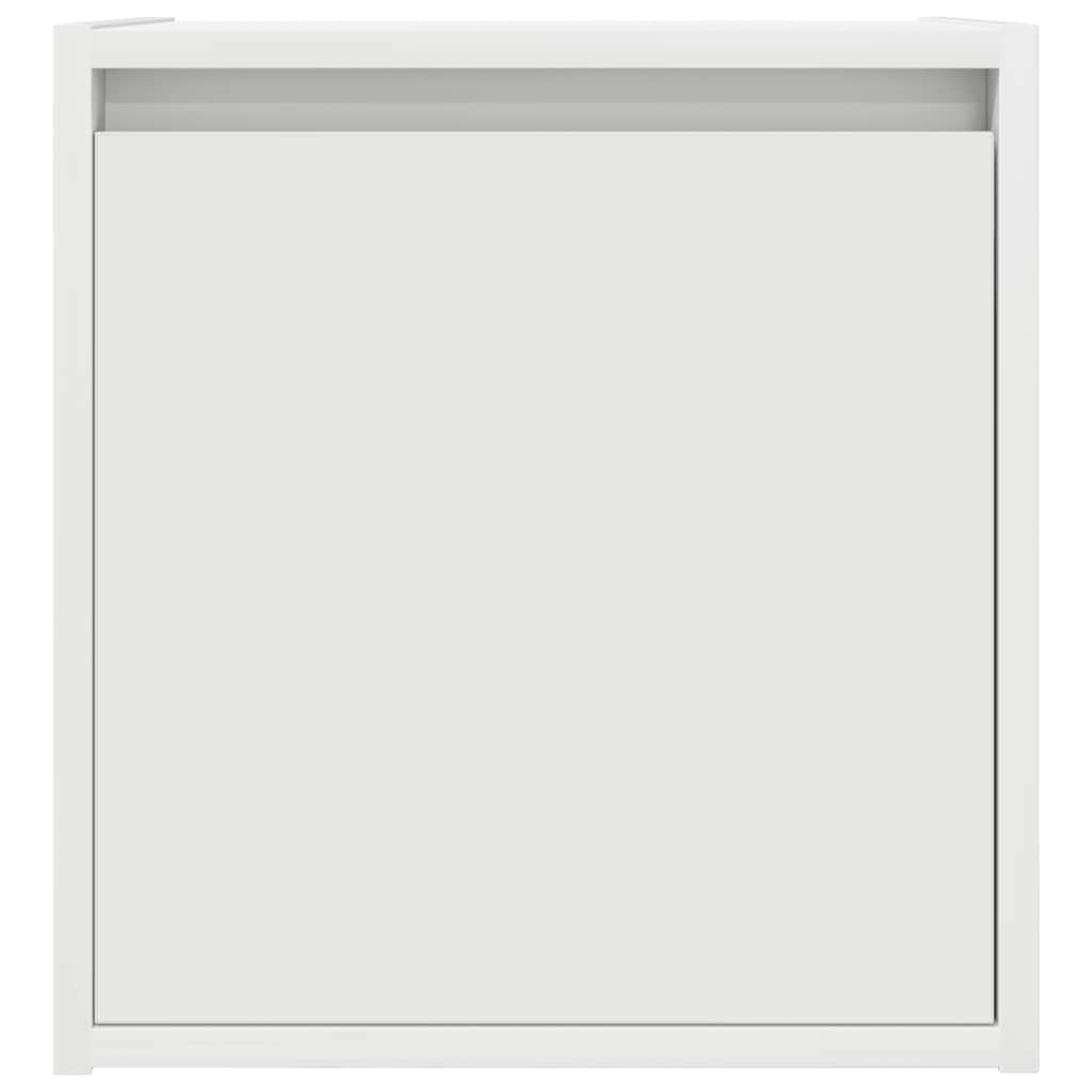 Wand-Nachttisch Weiß 38x34x40 cm