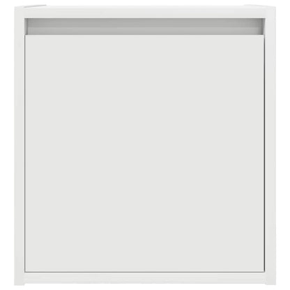 Wand-Nachttisch Weiß 38x34x40 cm