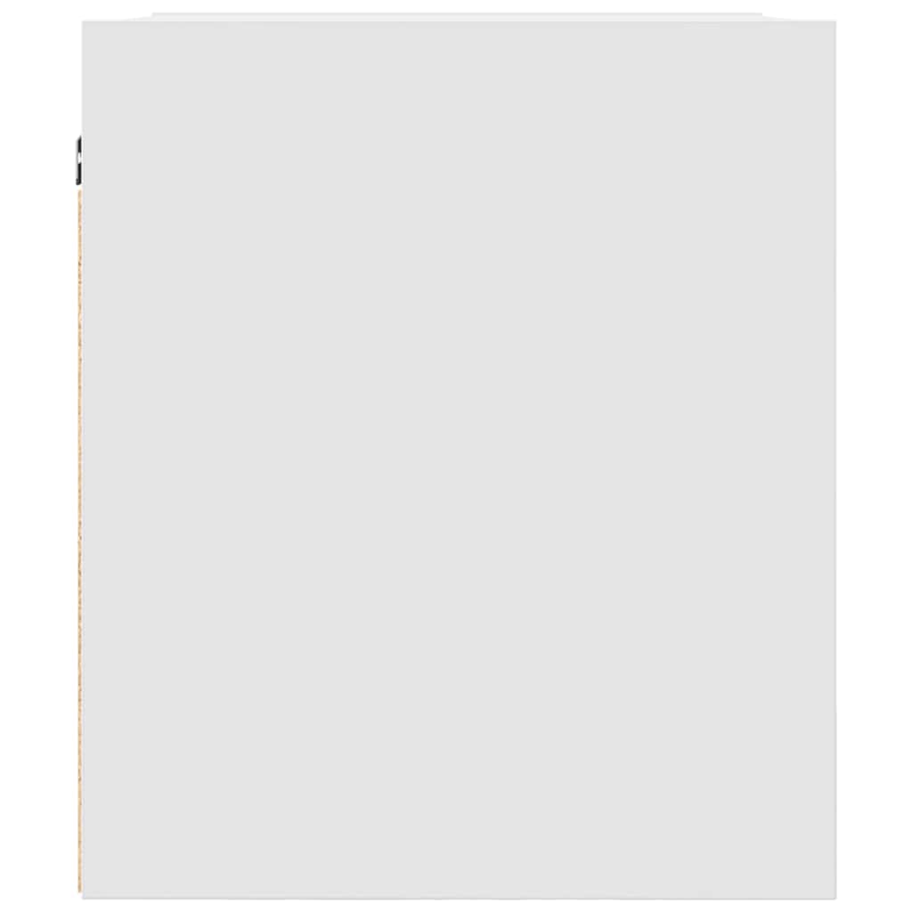 Wand-Nachttisch Weiß 38x34x40 cm