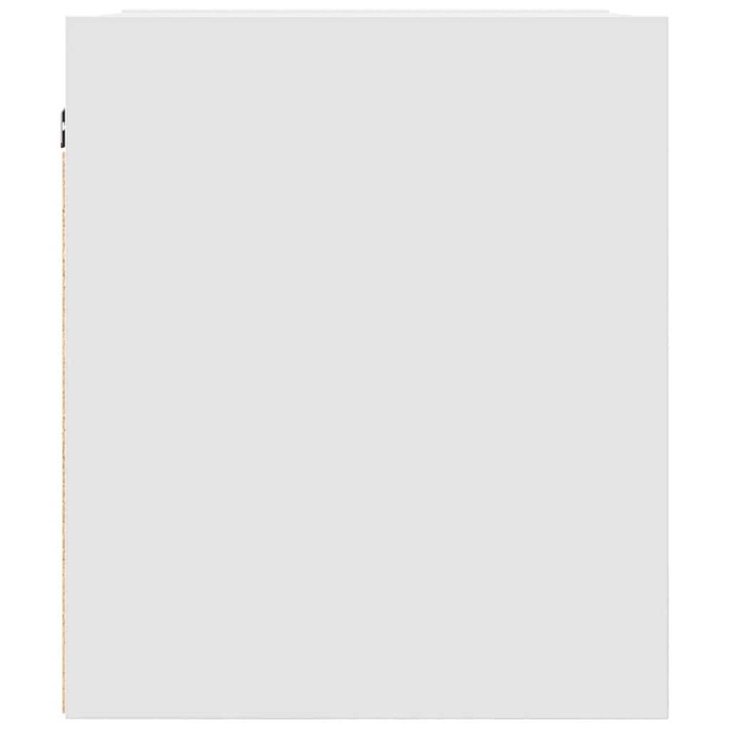 Wand-Nachttische 2 Stk. Weiß 38x34x40 cm