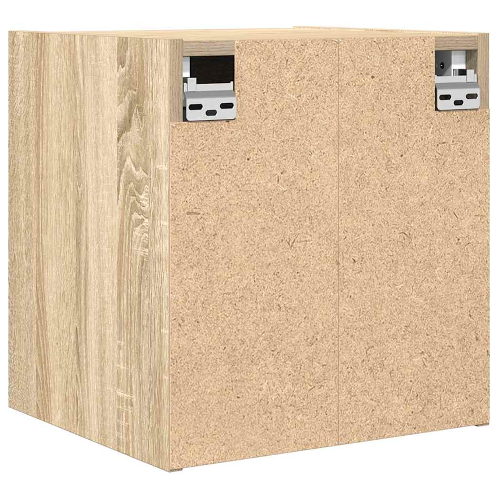 Wand-Nachttische 2 Stk. Sonoma-Eiche 38x34x40 cm