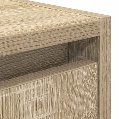 Wand-Nachttische 2 Stk. Sonoma-Eiche 38x34x40 cm