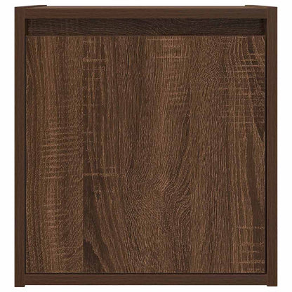 Wand-Nachttisch Braun Eichen-Optik 38x34x40 cm