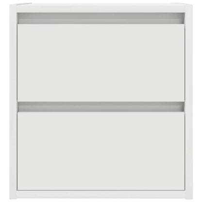 Wand-Nachttisch Weiß 38x34x40 cm