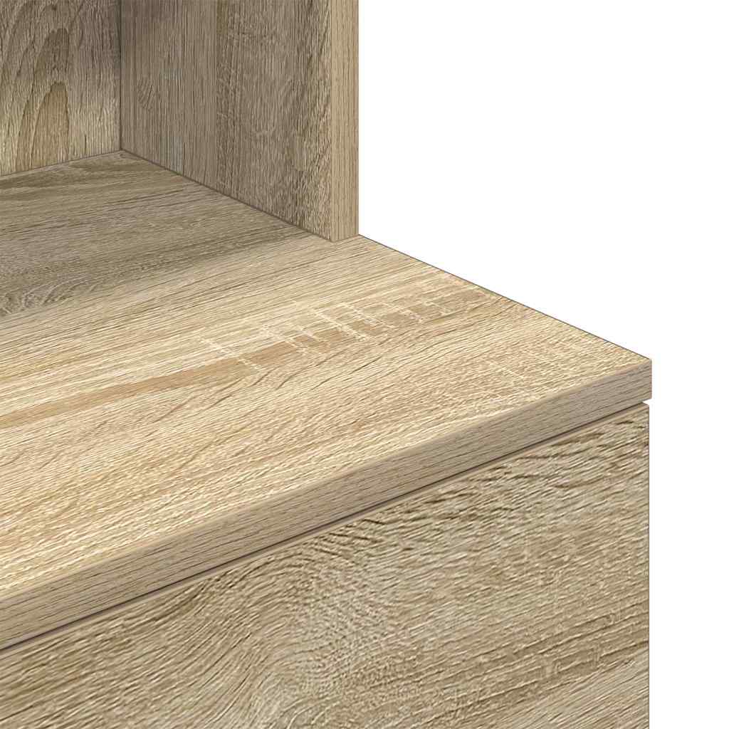Nachttisch Sonoma-Eiche 39x35x125 cm Holzwerkstoff