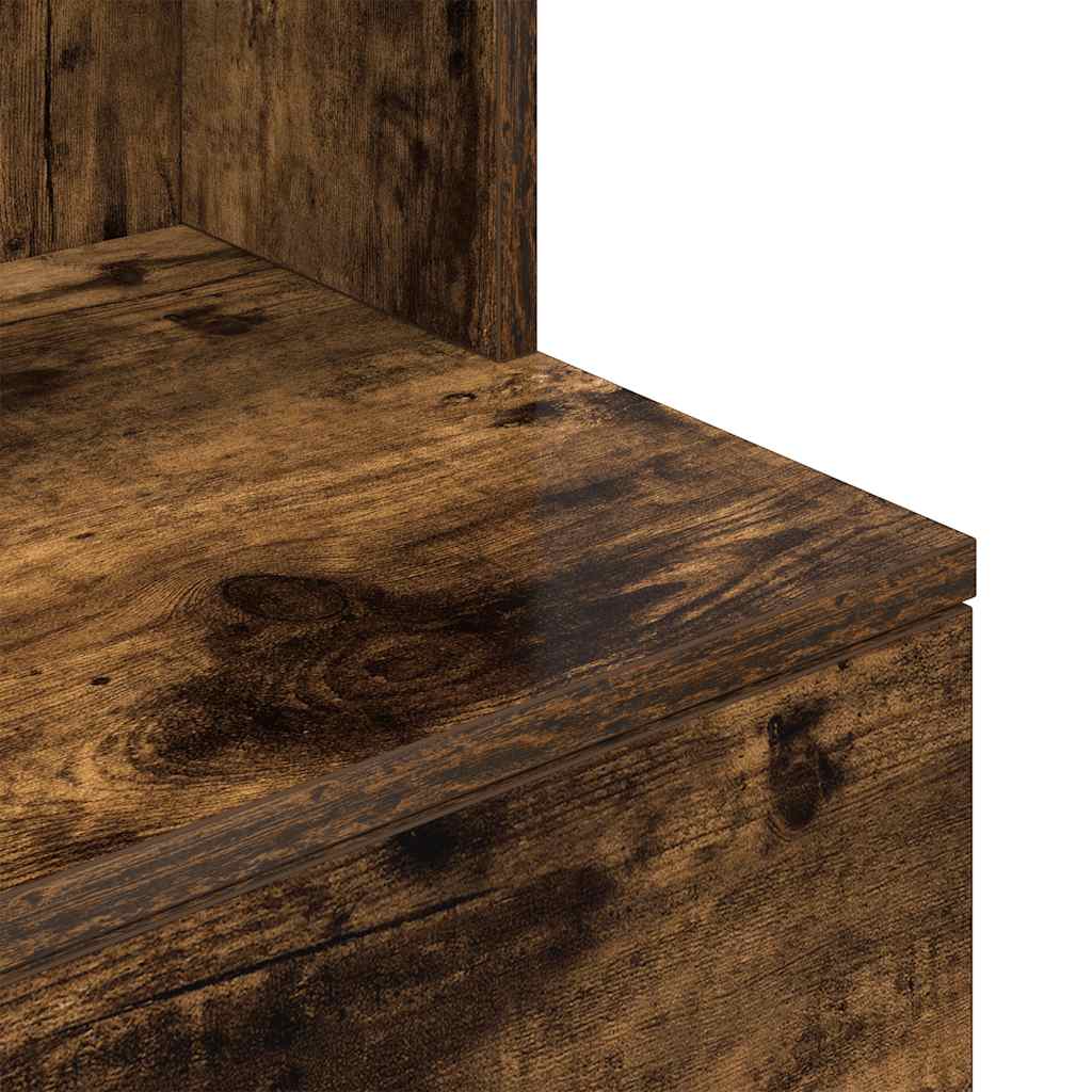 Nachttisch Räuchereiche 39x35x125 cm Holzwerkstoff