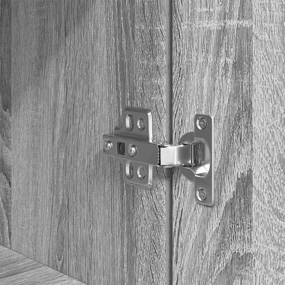 Nachttisch Grau Sonoma 39x35x65 cm Holzwerkstoff