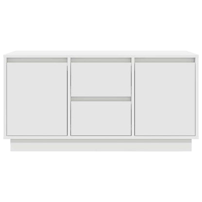 TV-Schrank mit LED-Leuchten Weiß 100x41x50 cm