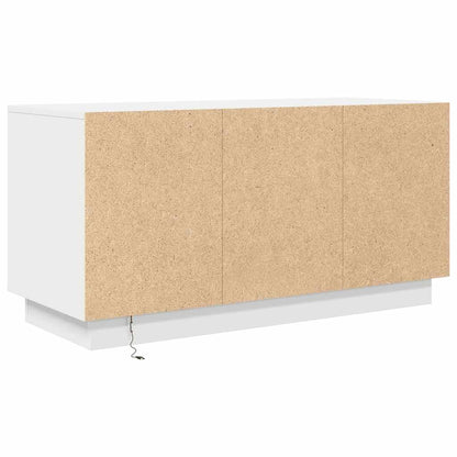 TV-Schrank mit LED-Leuchten Weiß 100x41x50 cm
