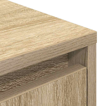 TV-Schrank mit LED-Leuchten Sonoma-Eiche 100x41x50 cm