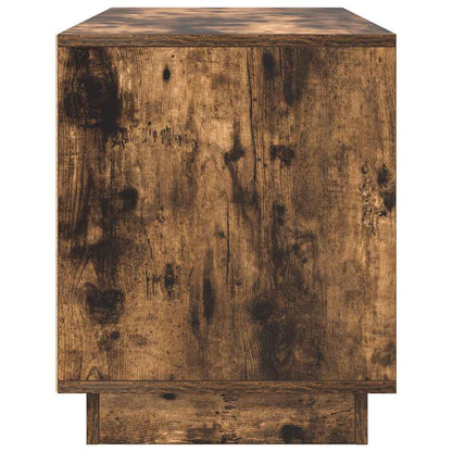 TV-Schrank mit LED-Leuchten Räuchereiche 100x41x50 cm