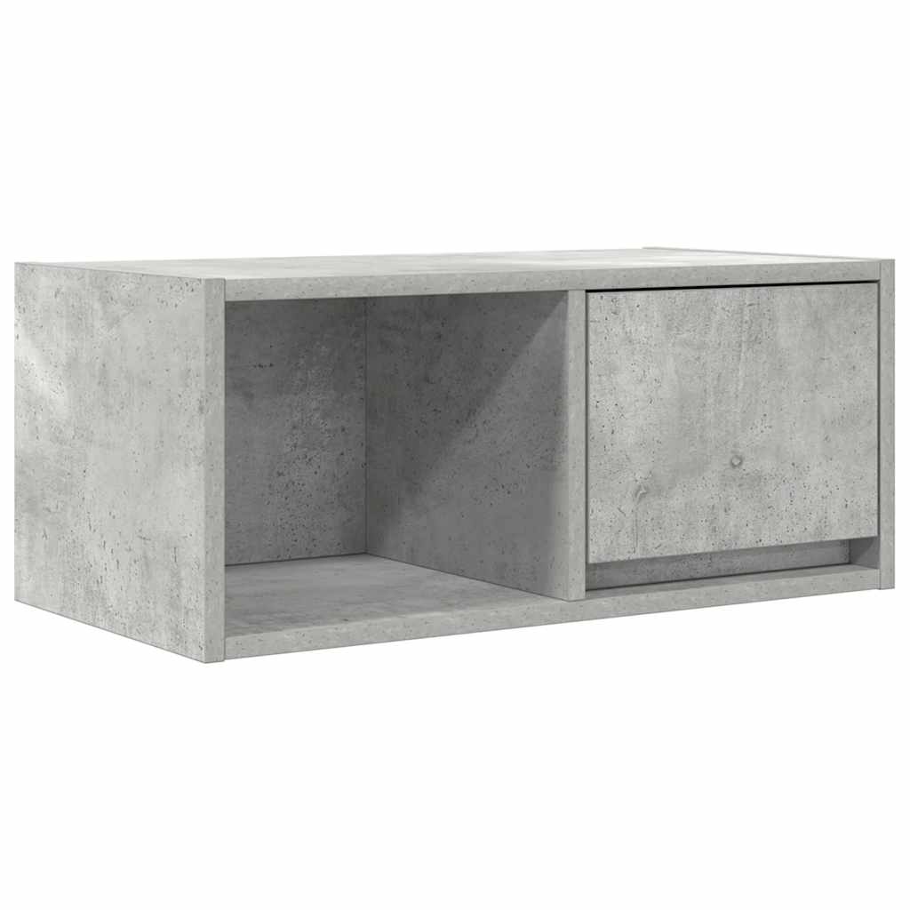 TV-Schrank Betongrau 60x31x25,5 cm Holzwerkstoff