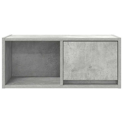 TV-Schrank Betongrau 60x31x25,5 cm Holzwerkstoff
