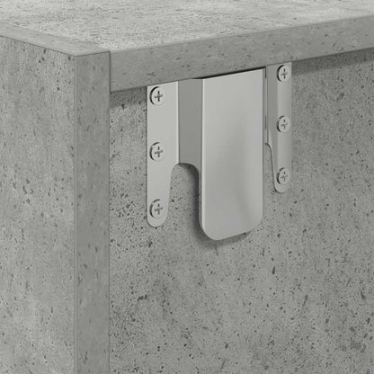 TV-Schrank Betongrau 60x31x25,5 cm Holzwerkstoff