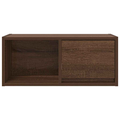TV-Schrank Braun Eichen-Optik 60x31x25,5 cm Holzwerkstoff
