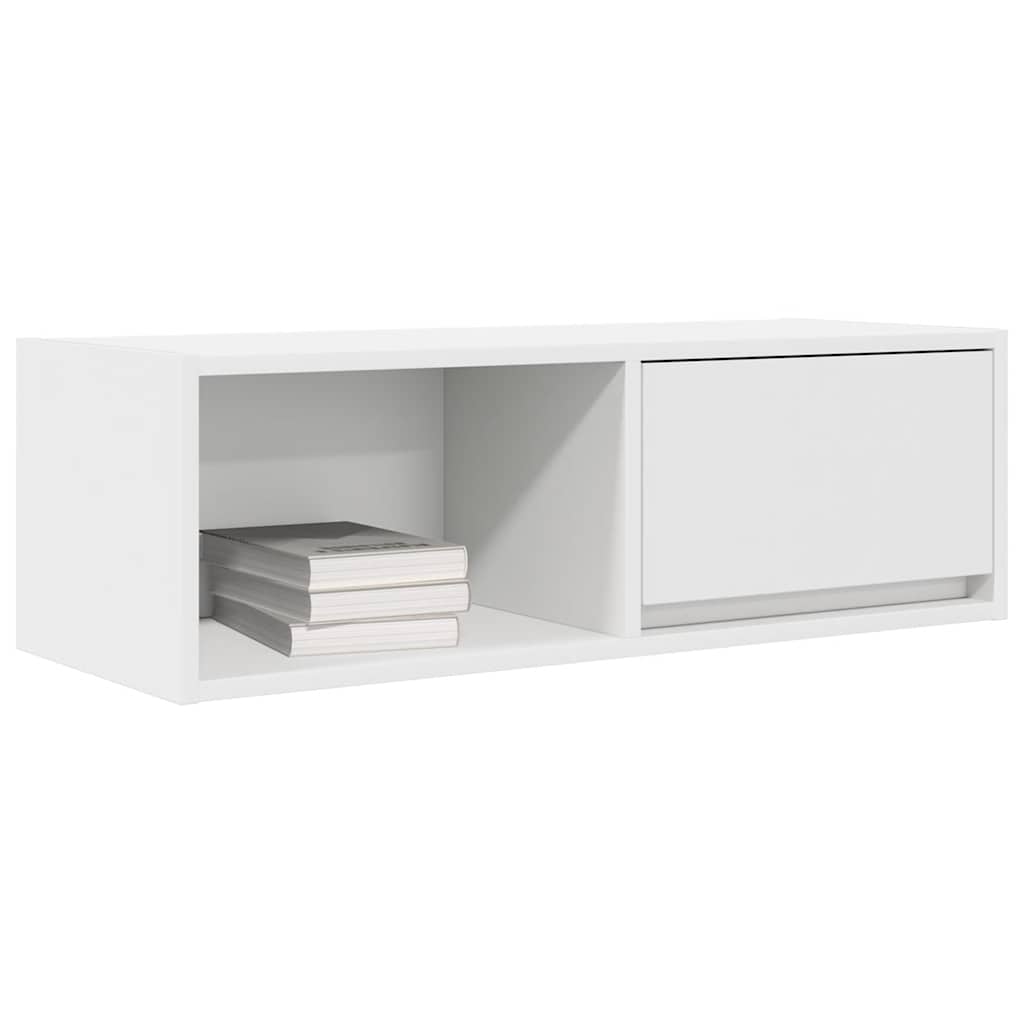 TV-Schrank Weiß 80x31x25,5 cm Holzwerkstoff