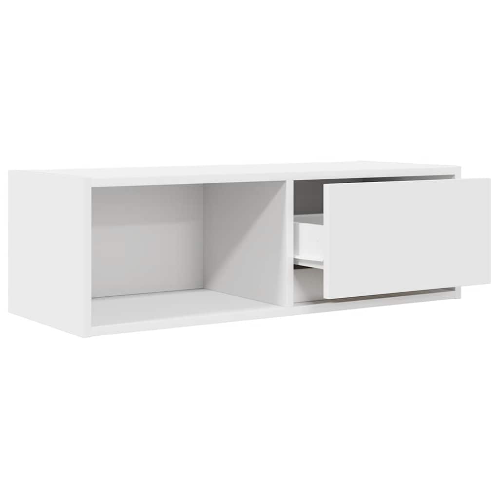 TV-Schrank Weiß 80x31x25,5 cm Holzwerkstoff