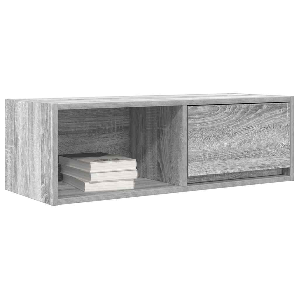 TV-Schrank Grau Sonoma 80x31x25,5 cm Holzwerkstoff