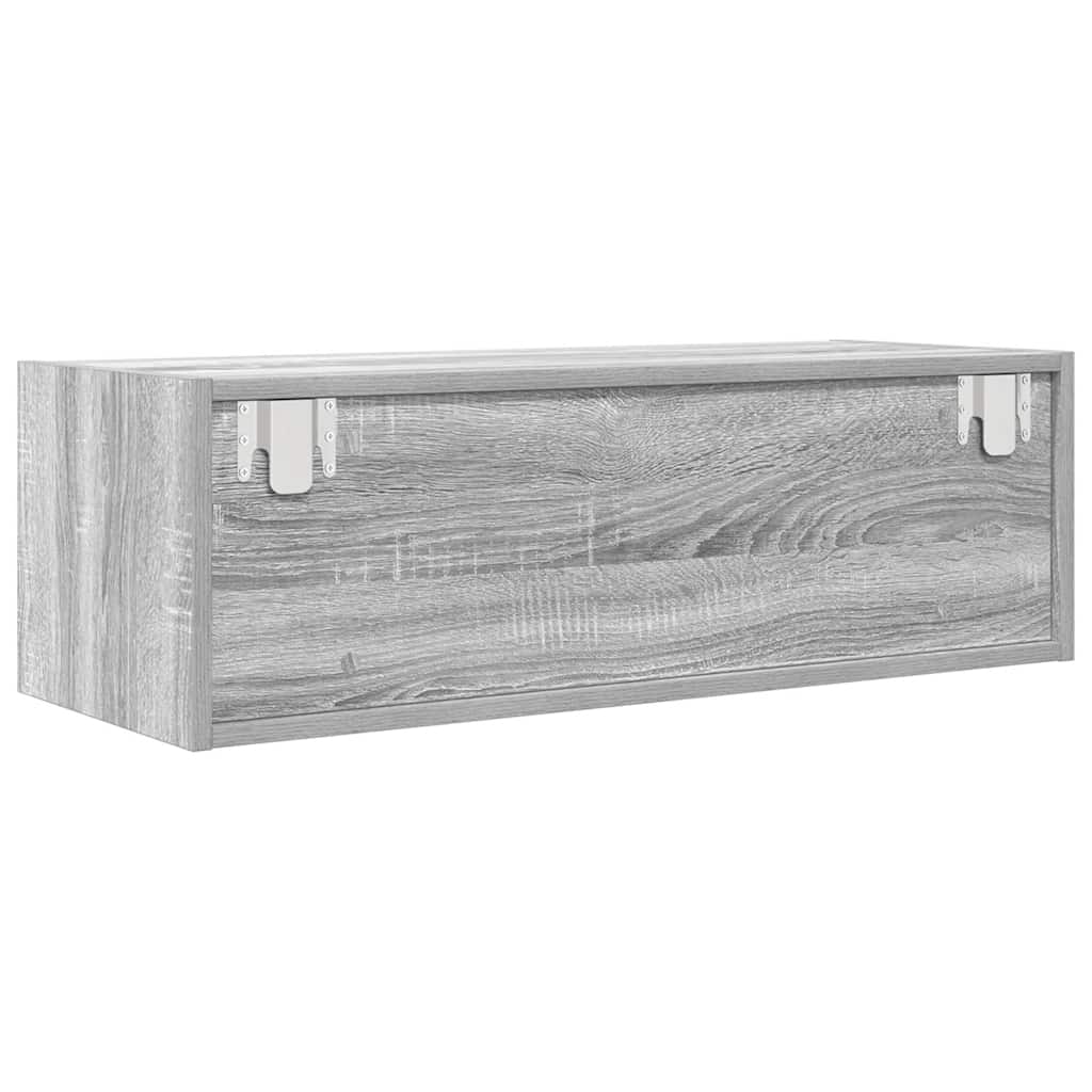 TV-Schrank Grau Sonoma 80x31x25,5 cm Holzwerkstoff