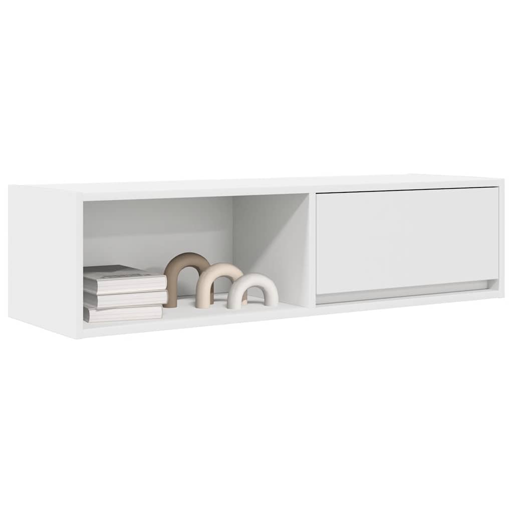 TV-Schrank Weiß 100x31x25,5 cm Holzwerkstoff