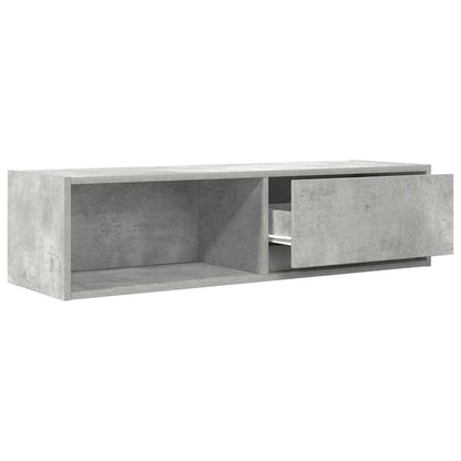 TV-Schrank Betongrau 100x31x25,5 cm Holzwerkstoff
