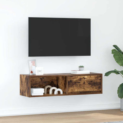 TV-Schrank Räuchereiche 100x31x25,5 cm Holzwerkstoff
