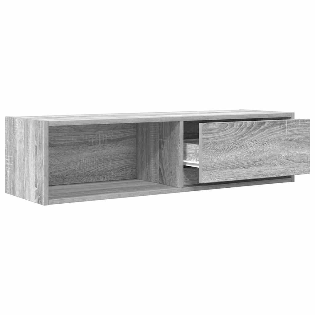 TV-Schrank Grau Sonoma 100x31x25,5 cm Holzwerkstoff