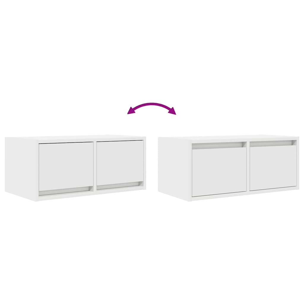 TV-Schrank Weiß 60x31x25,5 cm Holzwerkstoff