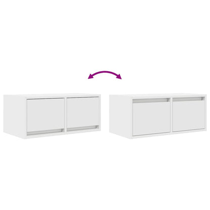 TV-Schrank Weiß 60x31x25,5 cm Holzwerkstoff