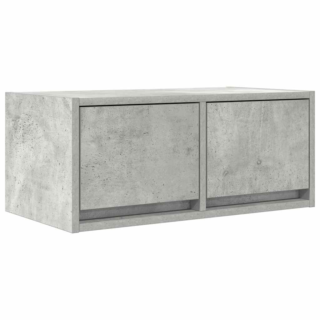 TV-Schrank Betongrau 60x31x25,5 cm Holzwerkstoff
