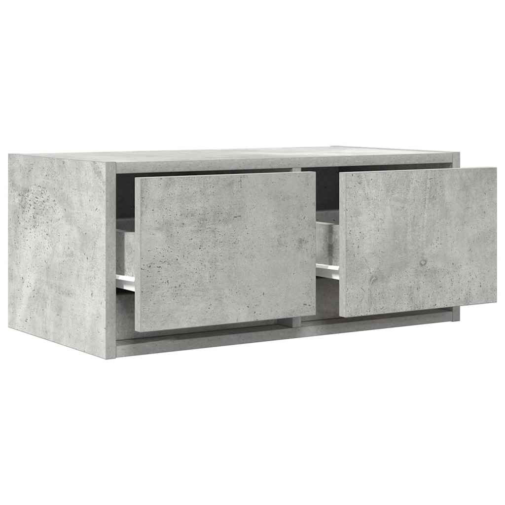 TV-Schrank Betongrau 60x31x25,5 cm Holzwerkstoff