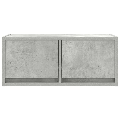 TV-Schrank Betongrau 60x31x25,5 cm Holzwerkstoff