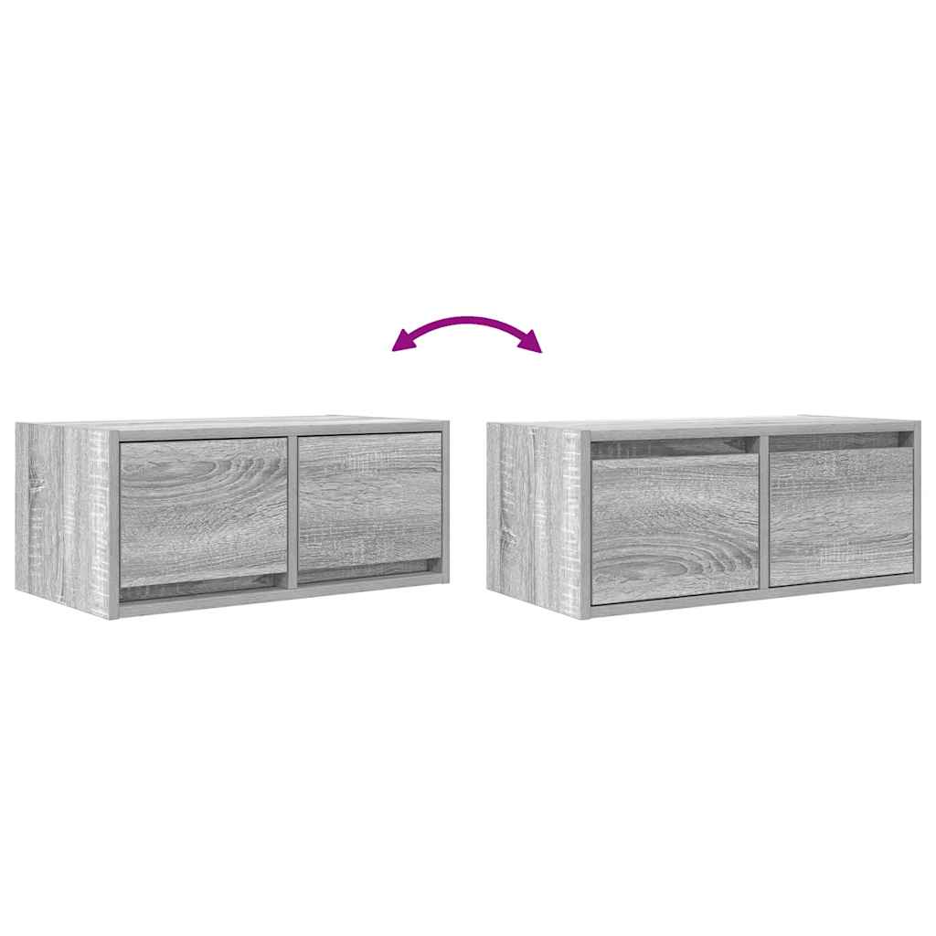 TV-Schrank Grau Sonoma 60x31x25,5 cm Holzwerkstoff