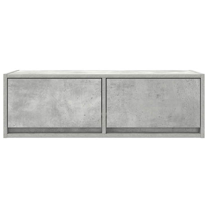 TV-Schrank Betongrau 80x31x25,5 cm Holzwerkstoff