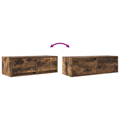 TV-Schrank Räuchereiche 80x31x25,5 cm Holzwerkstoff