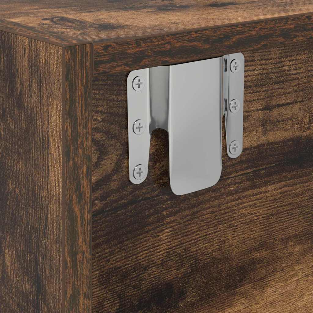 TV-Schrank Räuchereiche 80x31x25,5 cm Holzwerkstoff