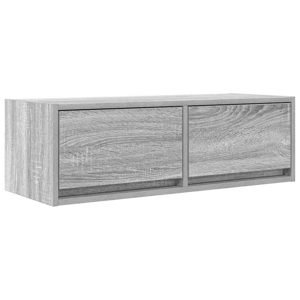 TV-Schrank Grau Sonoma 80x31x25,5 cm Holzwerkstoff