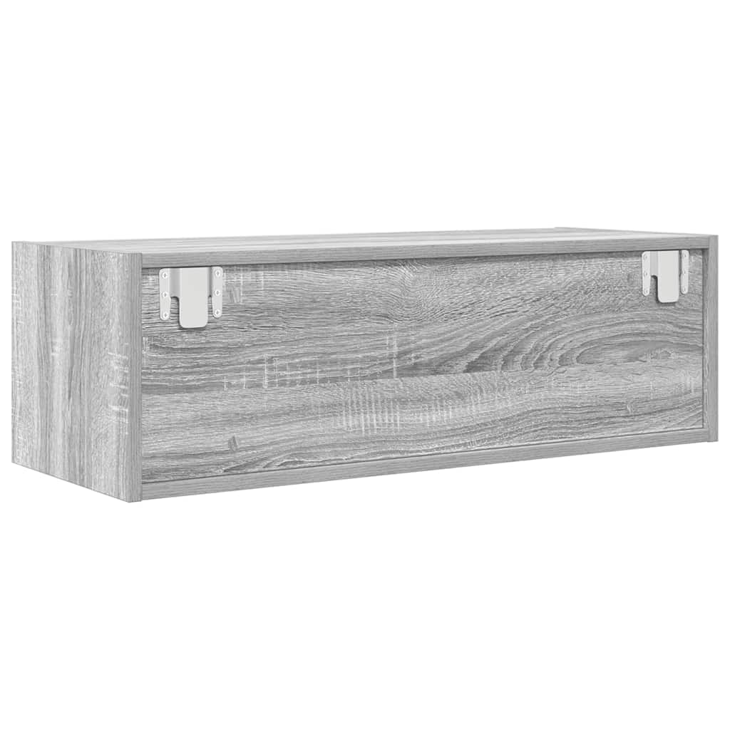 TV-Schrank Grau Sonoma 80x31x25,5 cm Holzwerkstoff