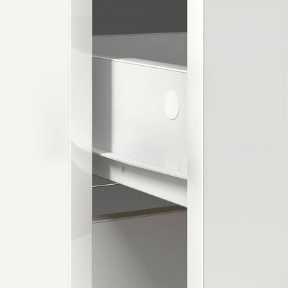 Sideboard mit Schublade Weiß 80x34x76 cm Holzwerkstoff