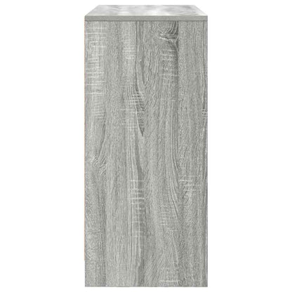 Sideboard mit Schublade Grau Sonoma 80x34x76 cm Holzwerkstoff