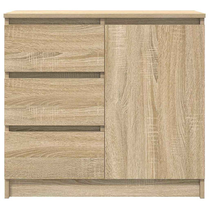 Sideboard mit Schublade Sonoma-Eiche 71x35x65 cm Holzwerkstoff