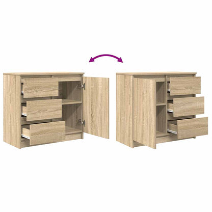 Sideboard mit Schublade Sonoma-Eiche 71x35x65 cm Holzwerkstoff