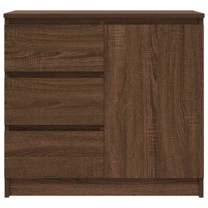 Sideboard mit Schublade Braun Eichen-Optik 71x35x65 cm