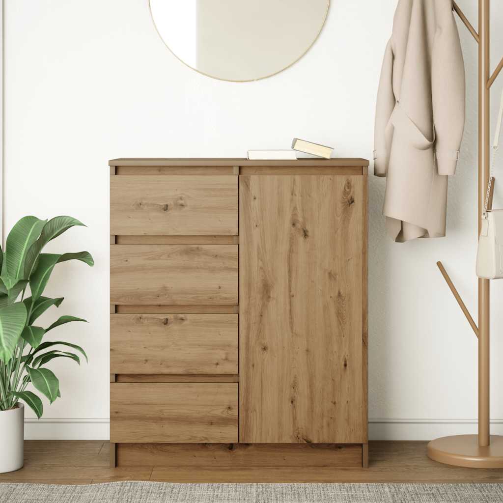 Sideboard mit Schubladen Artisan-Eiche 71x35x84cm Holzwerkstoff